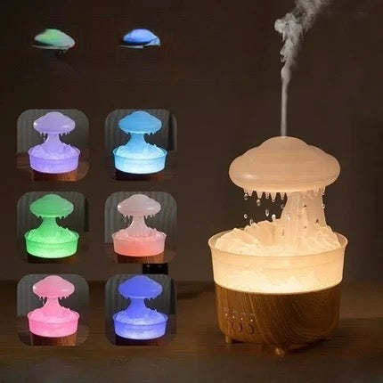 Rain Cloud Aroma Diffuser | ASMR Rain Sounds & 7-Color LED