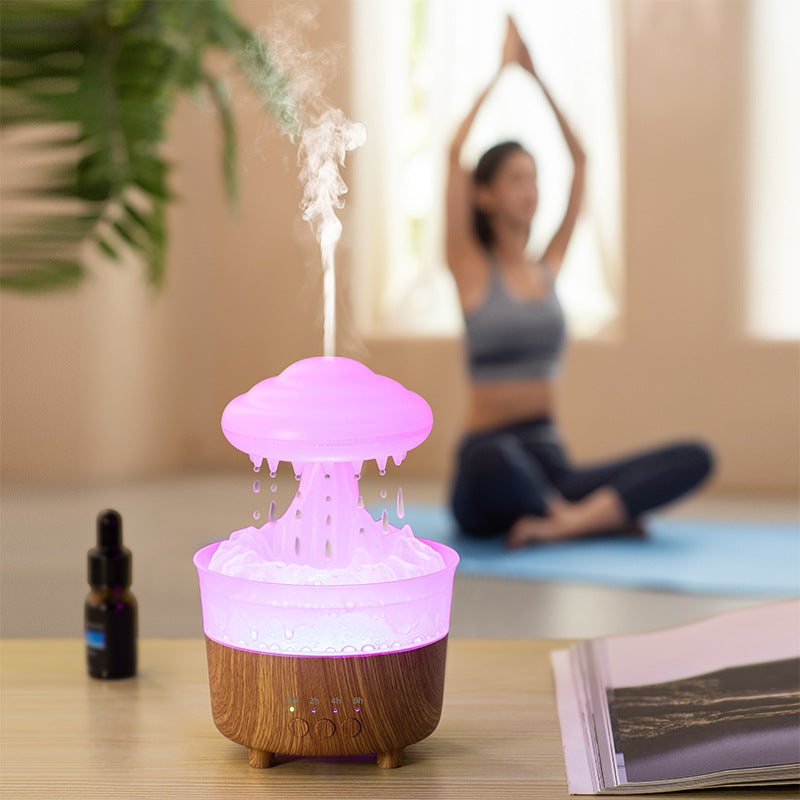 Rain Cloud Aroma Diffuser | ASMR Rain Sounds & 7-Color LED