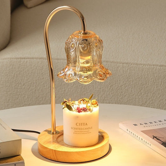 Candle Warmer Lamp | Aromatherapy Wax Melter with Timer & Dimmer